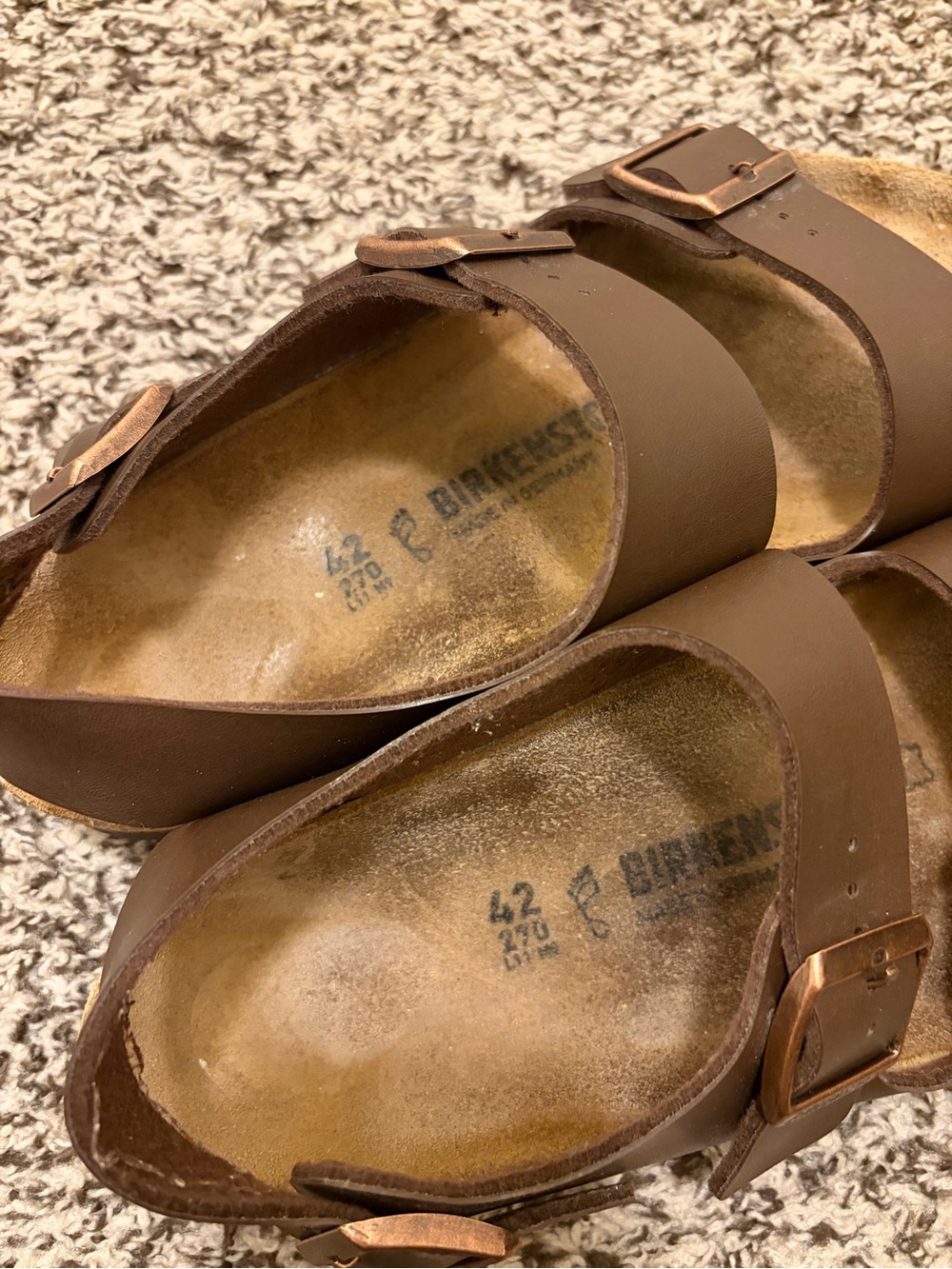 Birkenstock Brown Milano Double Strap Sandal - Picture 3 of 11